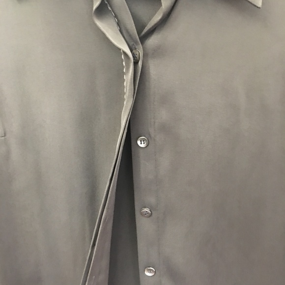 SIGRID OLSEN Olive Embroidered Silk Blouse XS - Picture 6 of 8